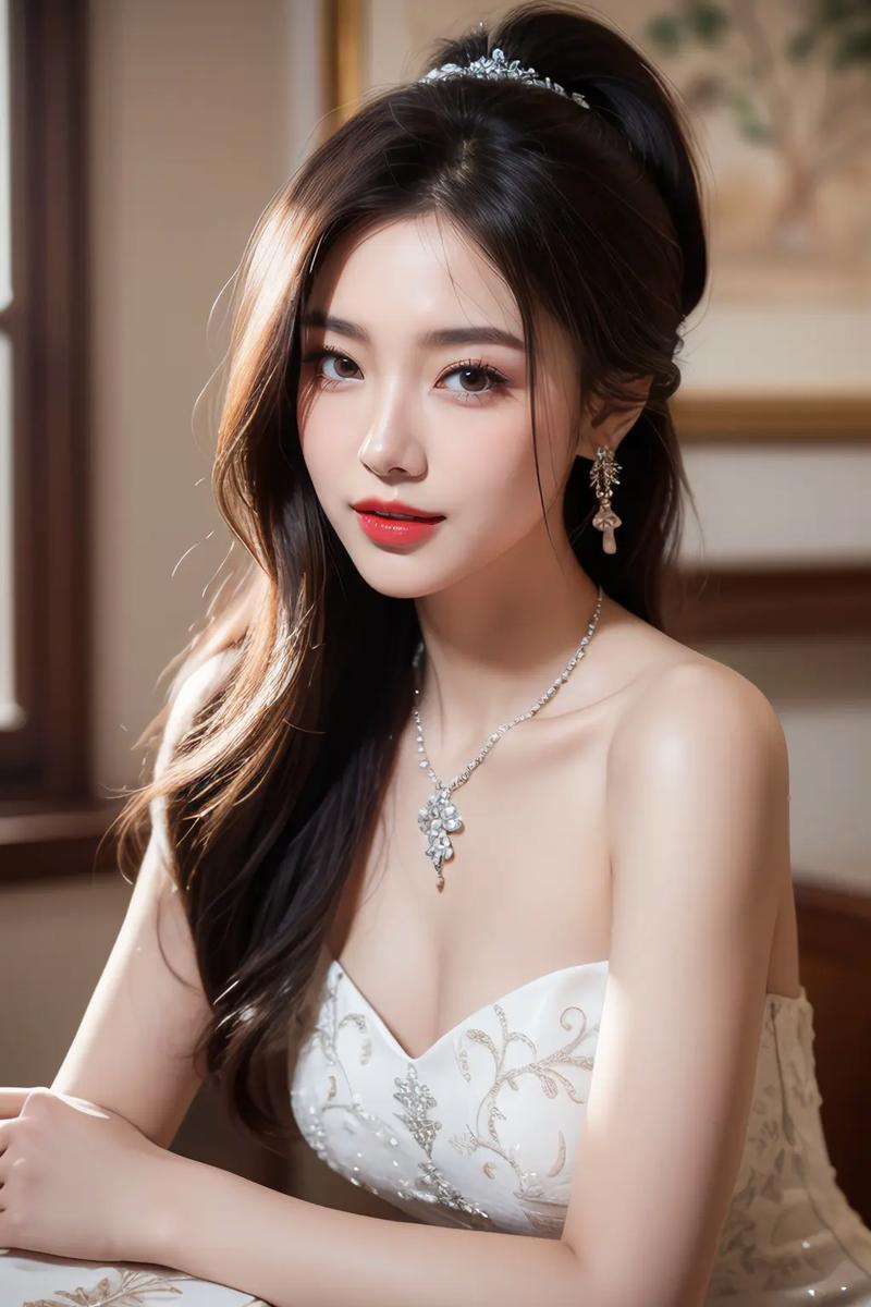 迪丽热巴红衣花海路透曝,专注看剧本小表情可爱,天生属于镜头